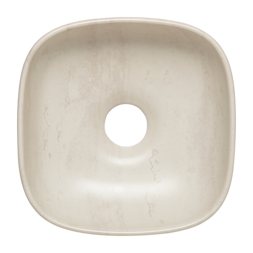 Tエッジ スクエア25 ル ピエトラ トラバーチン目皿セット(WA19609S