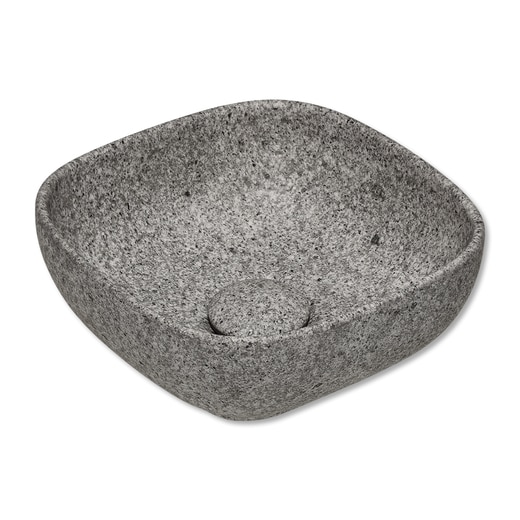 Tエッジ スクエア25 ル ピエトラ ペペリーノ目皿セット(WA19611S