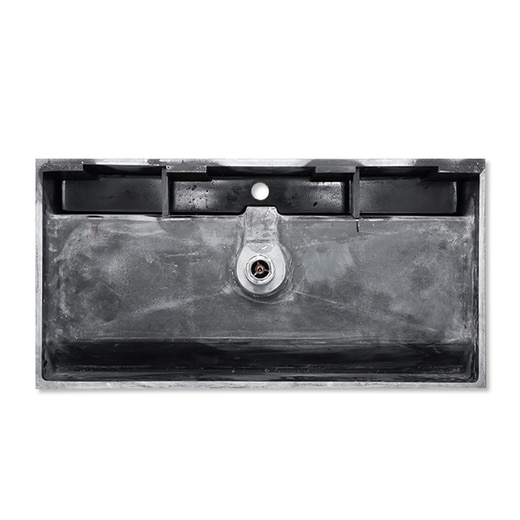 真裏から見た様子