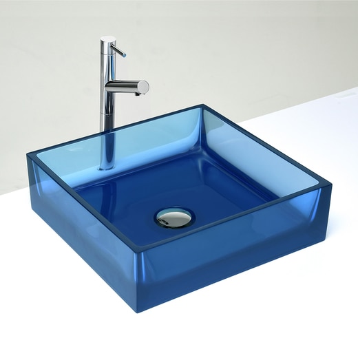 シルバー目皿を設置した様子※写真の水栓、排水金物、シルバー目皿・排水バルブ等は含まれておりません。「適合水栓」よりお選びください。