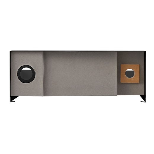 真裏から見た様子