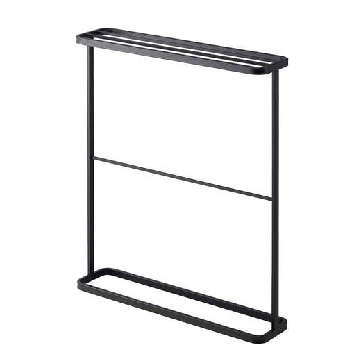 バスタオルハンガー ブラック(WA30099)｜洗面所・水回りの通販