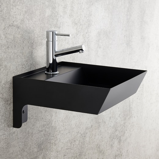 インダスター洗面400 ブラック(WA33011)｜洗面所・水回りの通販