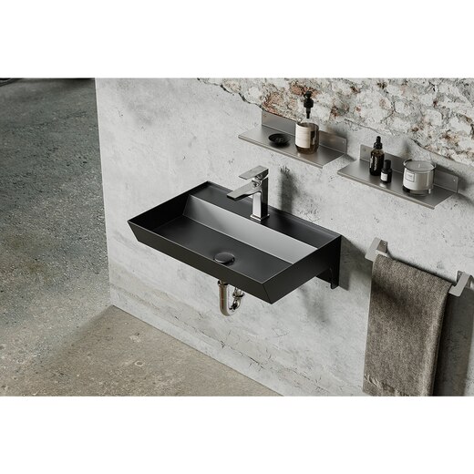 インダスター洗面600 ブラック(WA33031)｜洗面所・水回りの通販