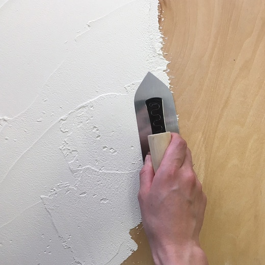 コテで「ムラ」を意識しながら塗ったもの