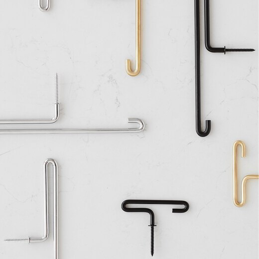 WALL HOOK LARGE ブラック(ZA12099)｜洗面所・水回りの通販