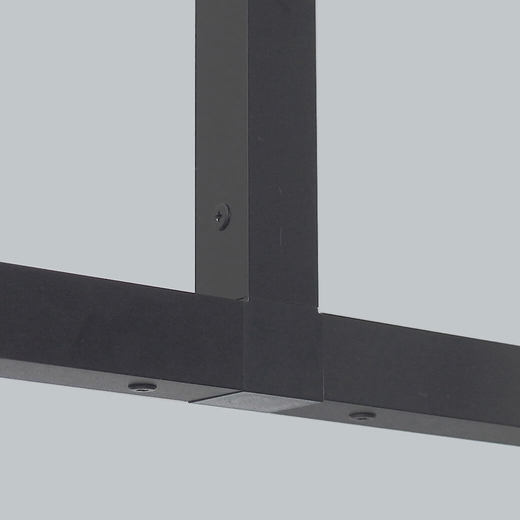 直線ジョイント部（カラー：ブラック）