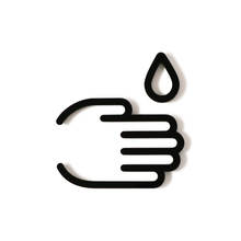 WASH HAND SIGN ブラック