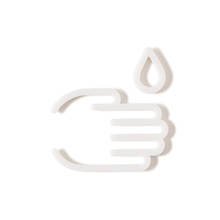 WASH HAND SIGN ホワイト