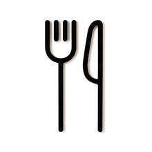 RESTAURANT SIGN 2pcs ブラック