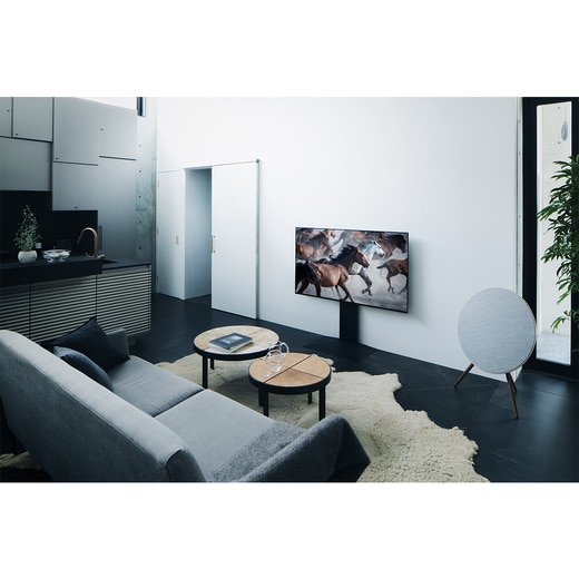 WALL 壁寄せテレビスタンドV3 ロータイプ ブラック(ZA14339 