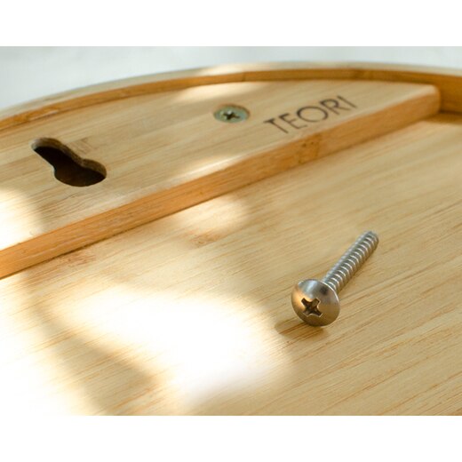 TEORI ZERO MIRROR 40cm ホワイト(ZA14379)｜インテリア・家具の通販