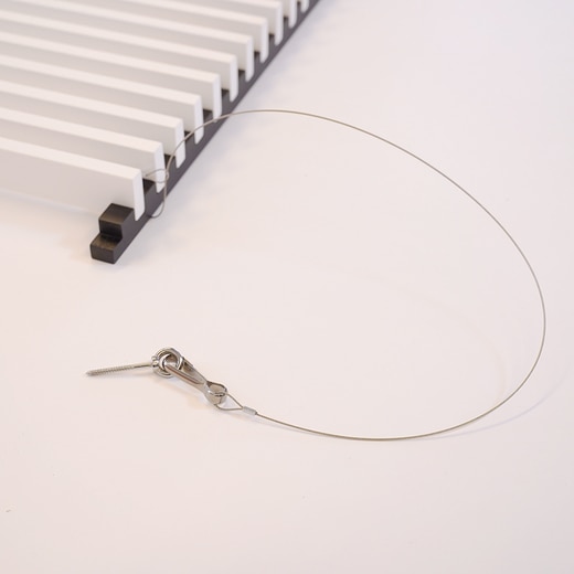 落下防止ワイヤ取付例