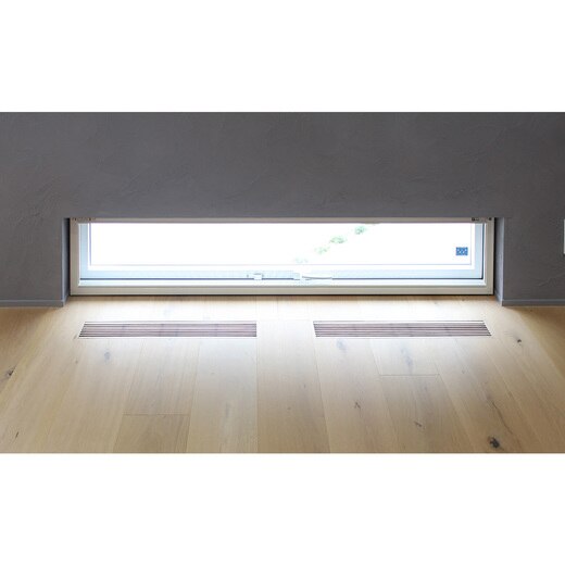 木製床ガラリ フロアーベント ストライプ 無塗装 t12mm(ZS07009)｜内装