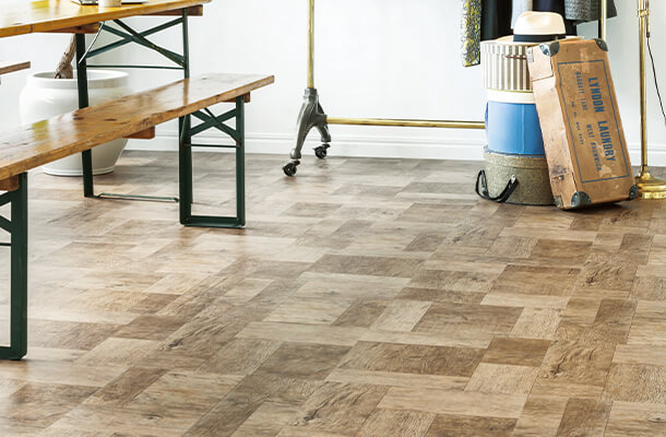 ウッドライン ロッソ ランダムパーケット