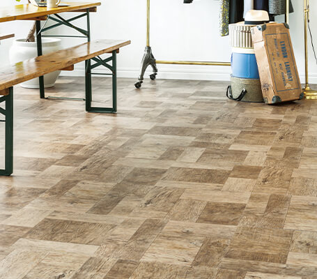 ウッドライン ロッソ ランダムパーケット