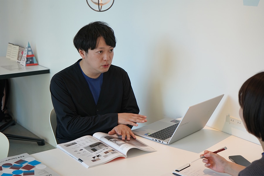 企画開発課の梅谷