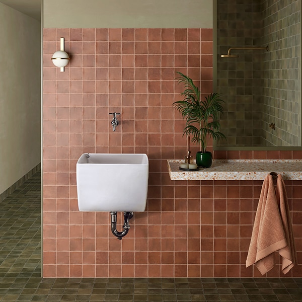 フォトタイル Shinju Mirai Elon Hex Reef by Lunada Bay Tile