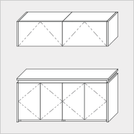 開きセパレート型 W1830
