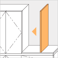 上台用サイドパネル天板上