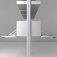 アルミキャビネット両面フラップタイプ