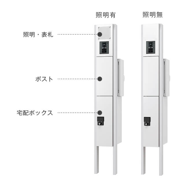 クオール門柱ユニット説明図