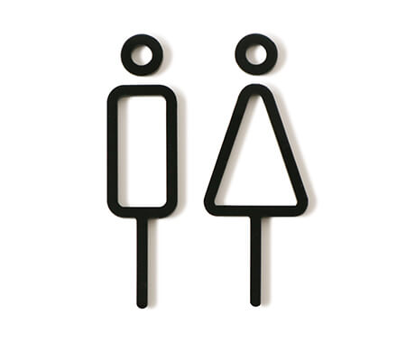 RESTROOM SIGN 画像