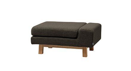 シフトソファ オットマン チャコールグレー画像
