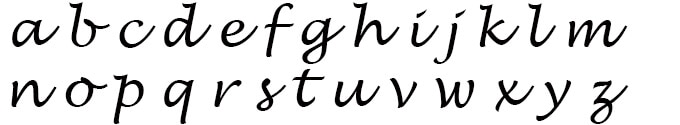 フォント:LucidaHandwriting SP用画像