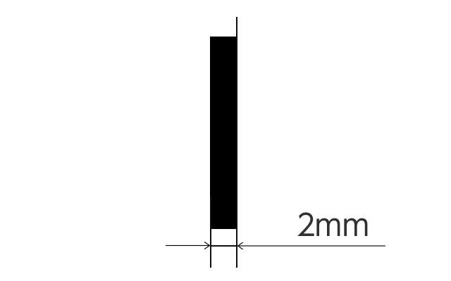 S1120 単品文字_サイズ（厚み）