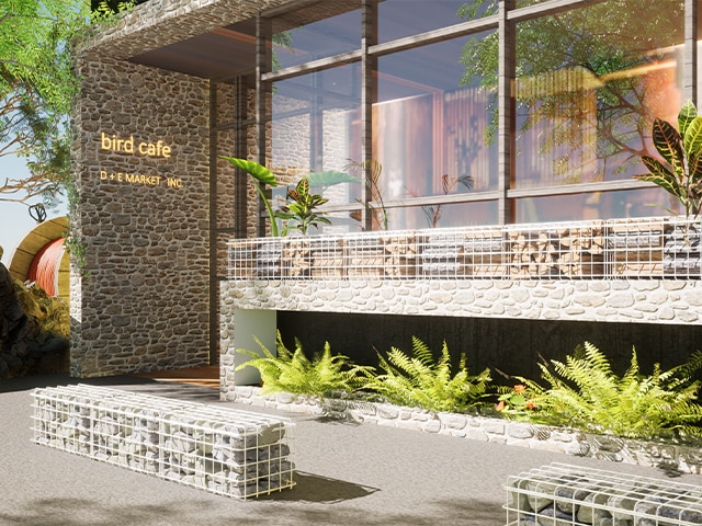 ミニガビオン_外構施工例