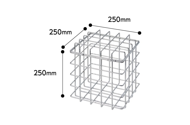 ミニガビオン_立方体250㎜