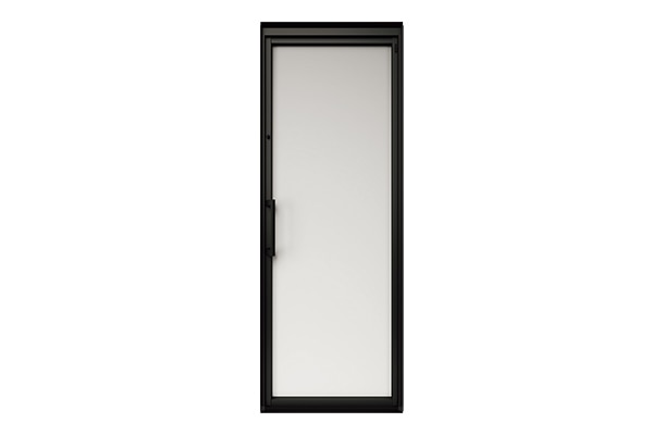 開き戸強化ガラス（ブラック）