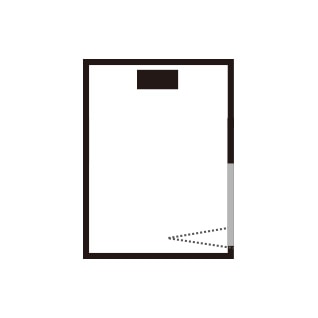 シャワブース(showerbooth)ドア取り付け方向 AL