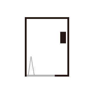 シャワブース(showerbooth)ドア取り付け方向 AR