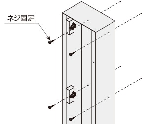 カブレノ 壁付け設置固定