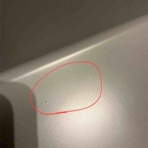レッタンゴログレー異物付着について