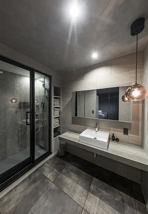 ホテルライクな洗面室