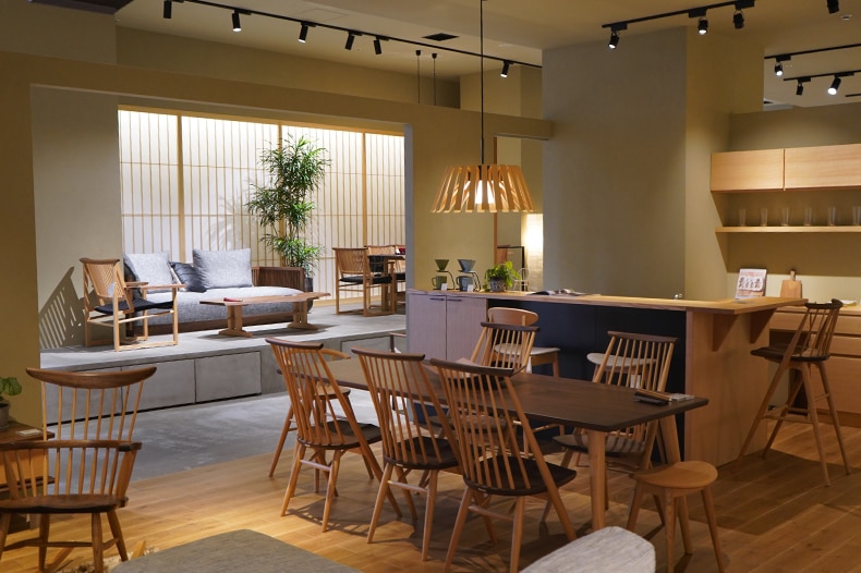 和の要素を感じる空間