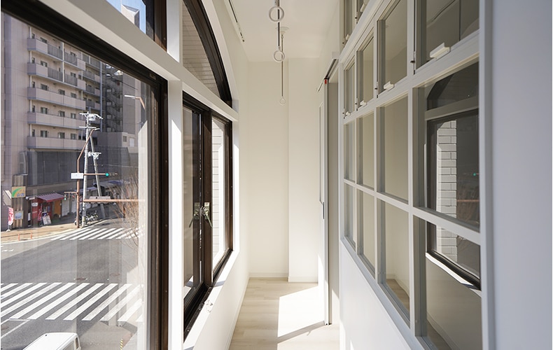 広々としたサンルーム