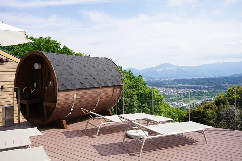 バレルサウナで「ととのう」体験