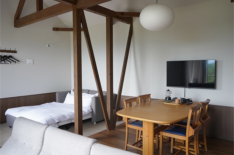 ドッグフレンドリータイプのコテージ