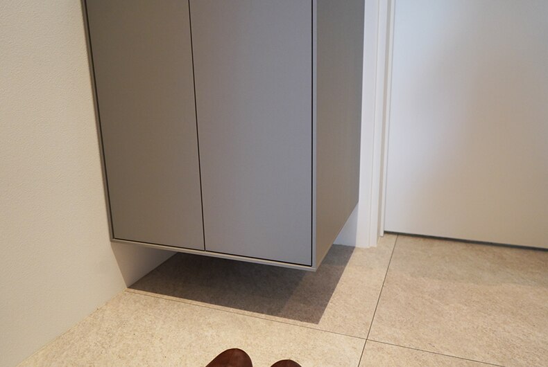 靴箱にピッタラを採用