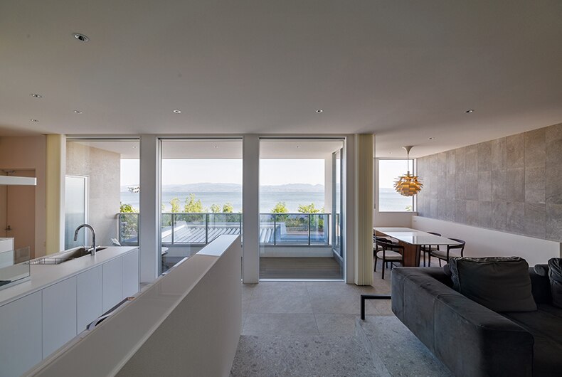 宍道湖を一望できる窓