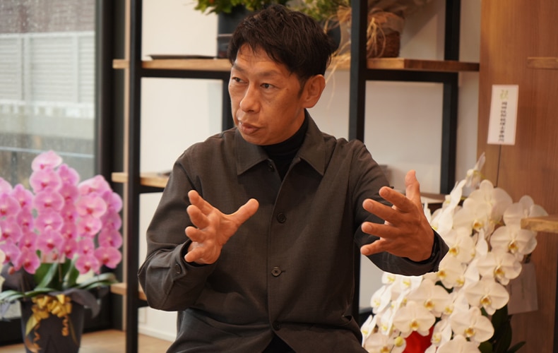 Design office Calm代表・山川様の写真