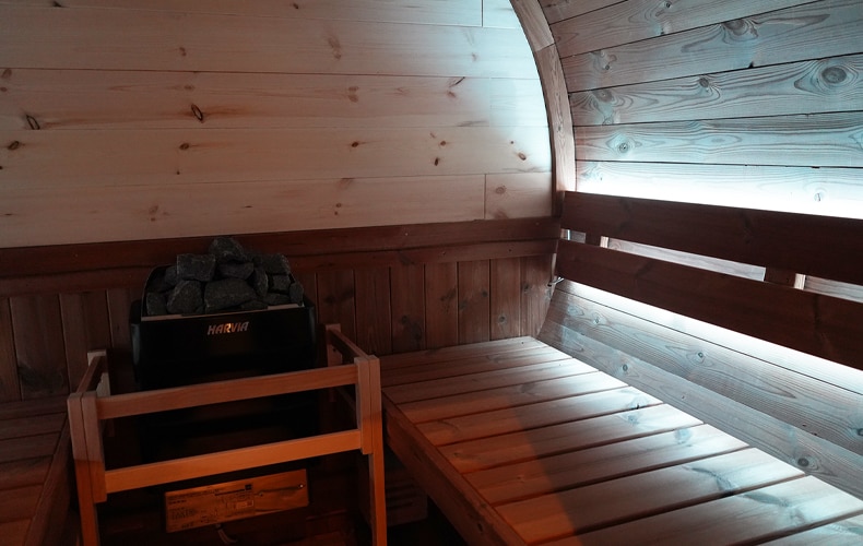 ゆったりくつろげるサウナスペース