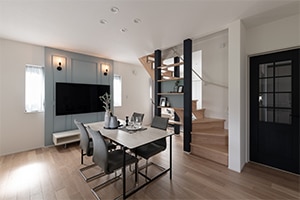 リビングの施工事例