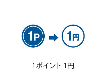 1ポイント 1円