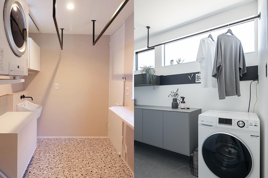 部屋干しの機会が多いなら機能的でおしゃれな“ランドリールーム”の設置がおすすめ